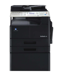 Copy 2 Trays Email Network 1800 x 600 DPI SRA3/A3/A4 Scan Cabinet Mobile Printing Support 45ppm Auto Duplex Print Konica Minolta Bizhub C458 A3 Color Laser Multifunction Copier 
