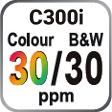 c300i Colour and B&W 30ppm